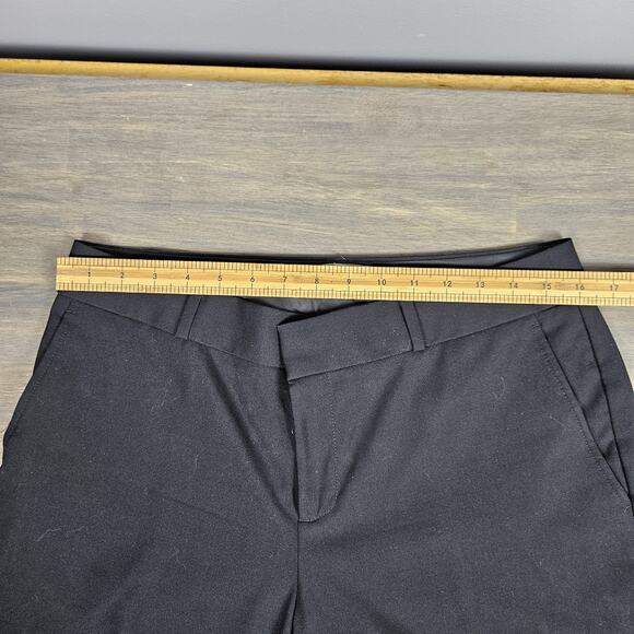 Banana Republic Wool Pants Womens 8 Martin Dress Black Bottoms Business Work - Picture 6 of 8